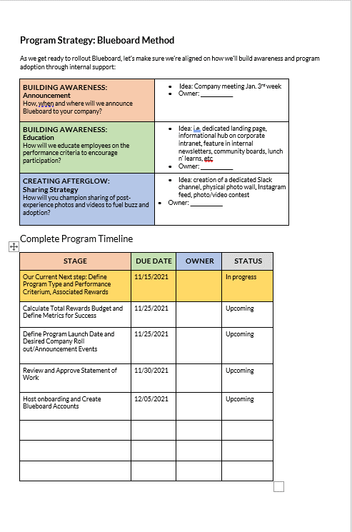 Mutual Action Plans - MAPs